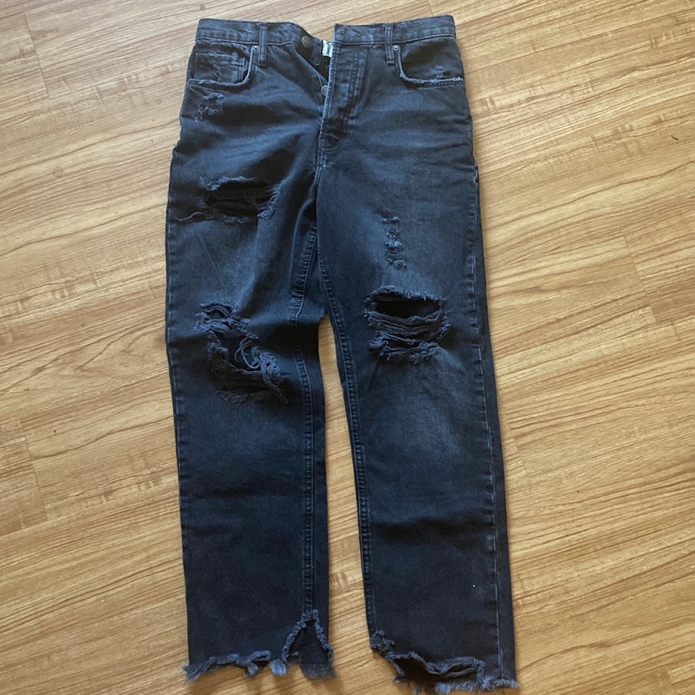 NWOT. We The Free Maggie Mid-Rise Straight-Leg Jeans